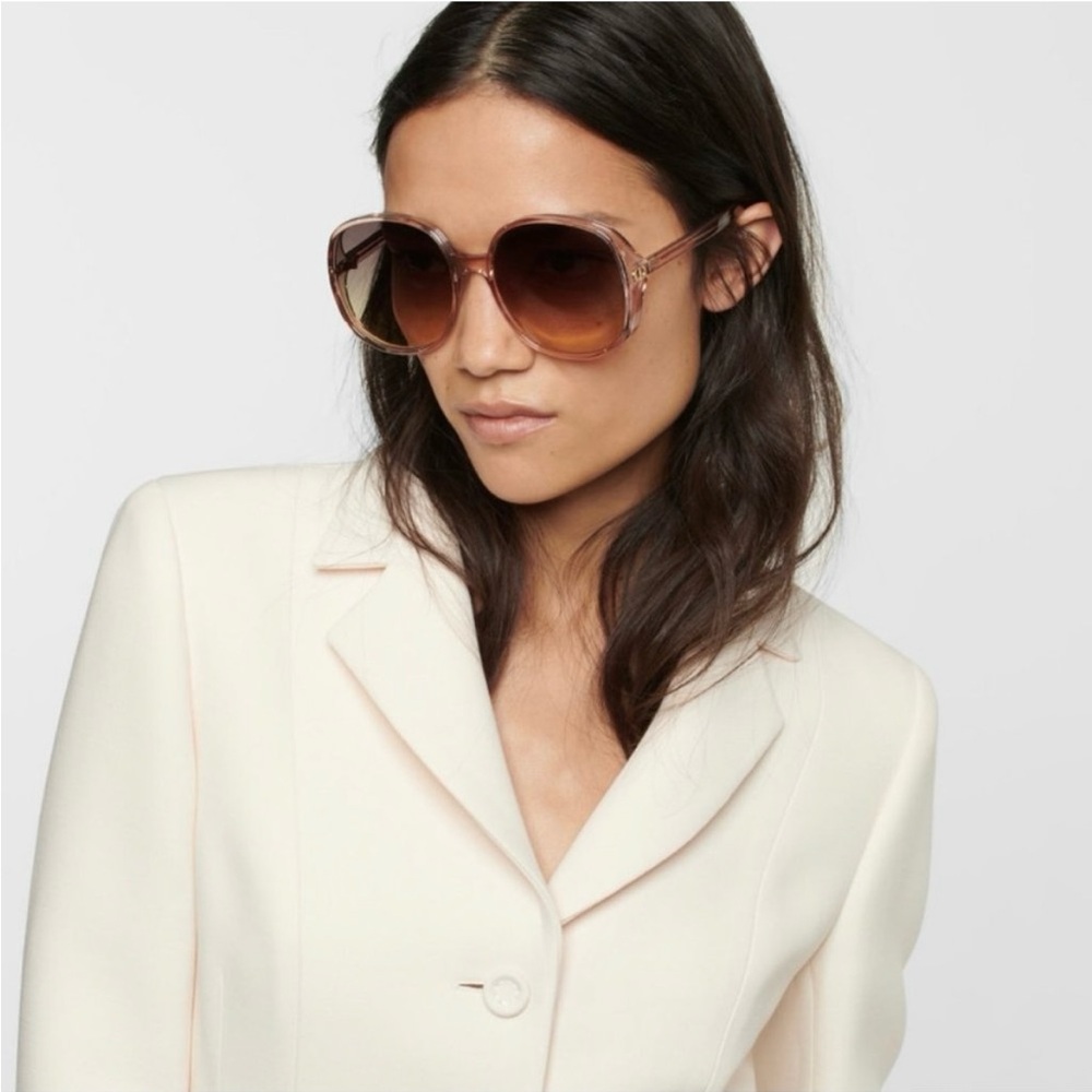 Dior D-Doll R1u Oversized Sunglasses - shiny pink